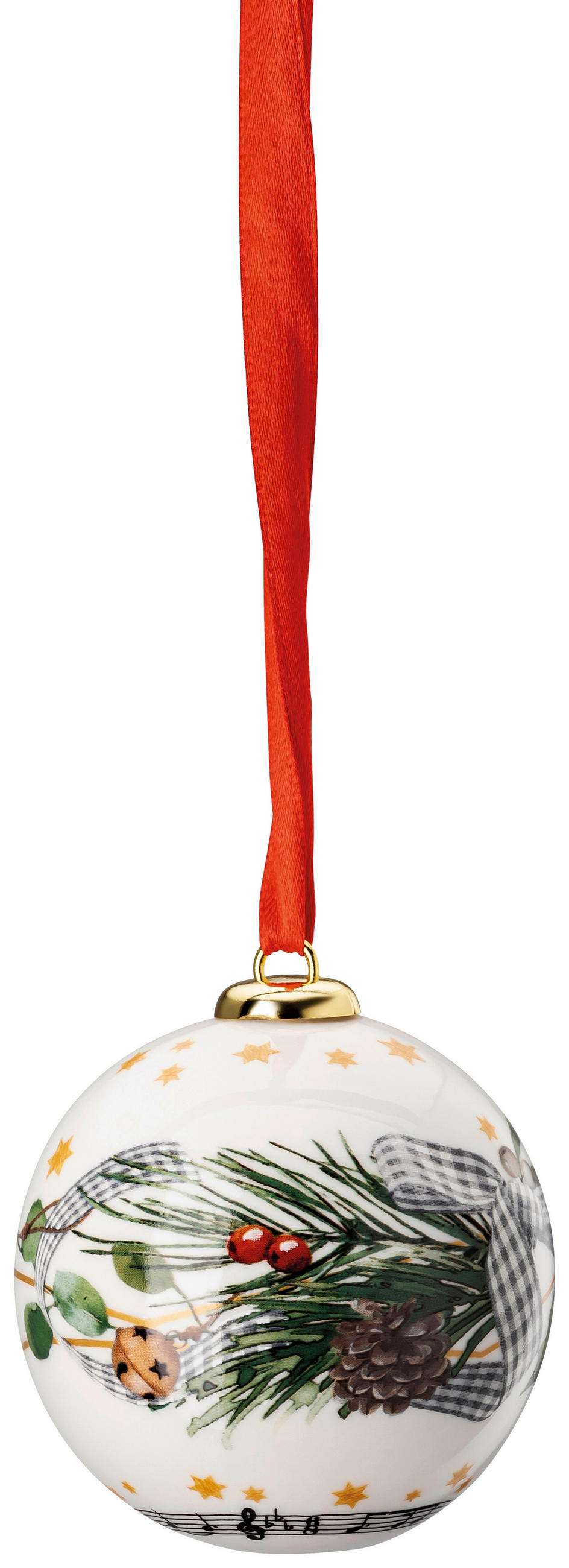 Porzellankugel 2024 - Multicolor/Weiß, MODERN, Keramik (6,4/7,3cm) - Hutschenreuther