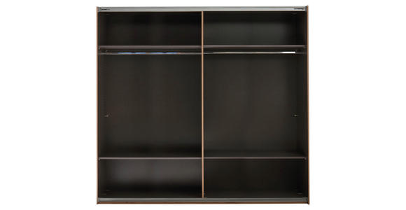 SCHWEBETÜRENSCHRANK  in Kaschmir, Eiche Artisan  - Kaschmir/Schwarz, KONVENTIONELL, Holzwerkstoff/Metall (240/225,5/63,7cm) - Xora