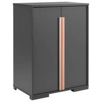  KINDERKLEIDERSCHRANK Anthrazit  - Anthrazit, MODERN, Holz/Holzwerkstoff (86/116,2/56cm) - MID.YOU