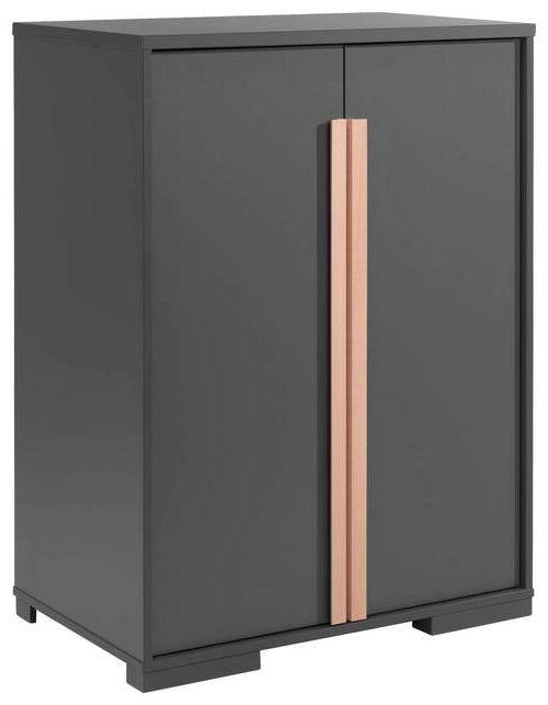 Kinderkleiderschrank London Anthrazit B: 86 cm
