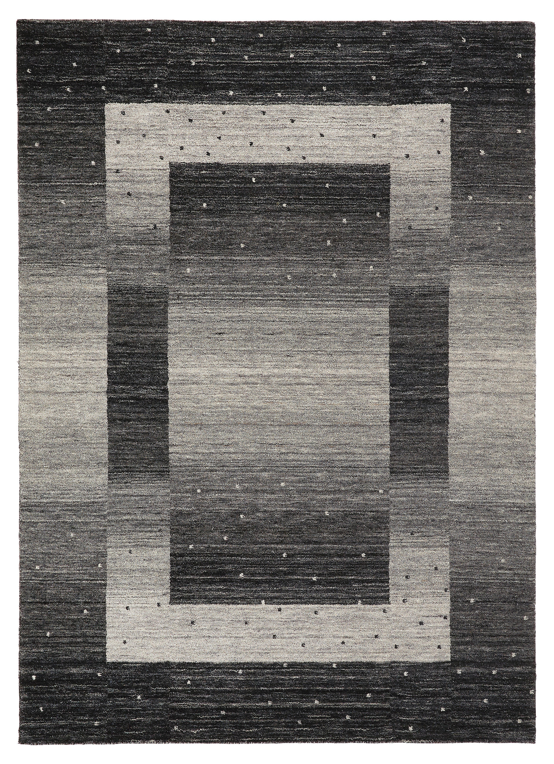 ORIENTALISK MATTA 70/140 cm Henry Black  - svart, Klassisk, textil (70/140cm) - Cazaris