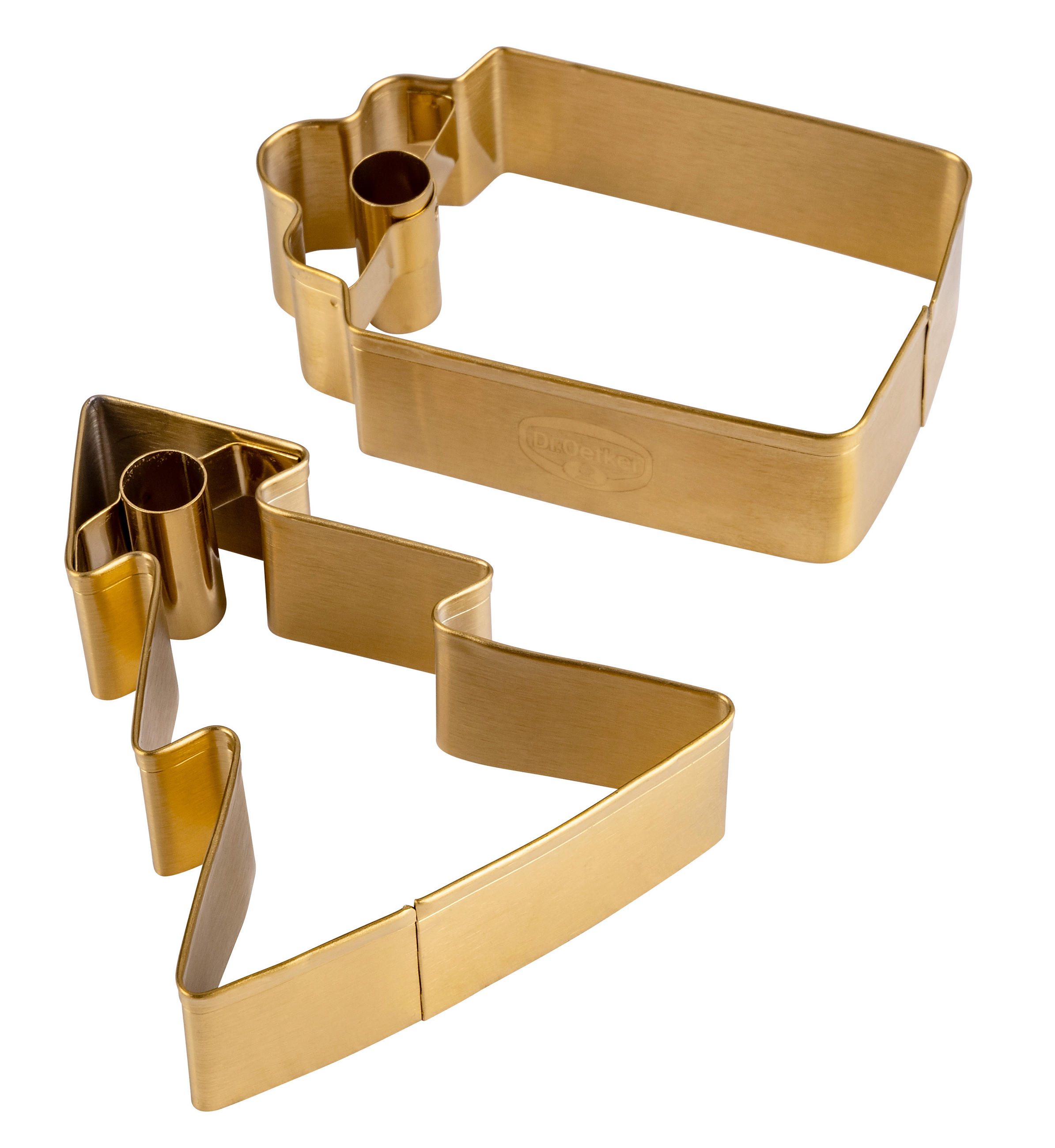 AUSSTECHFORM - Goldfarben, KONVENTIONELL, Metall (6/2cm) - Dr.Oetker