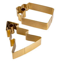 AUSSTECHFORM - Goldfarben, KONVENTIONELL, Metall (6/2cm) - Dr.Oetker