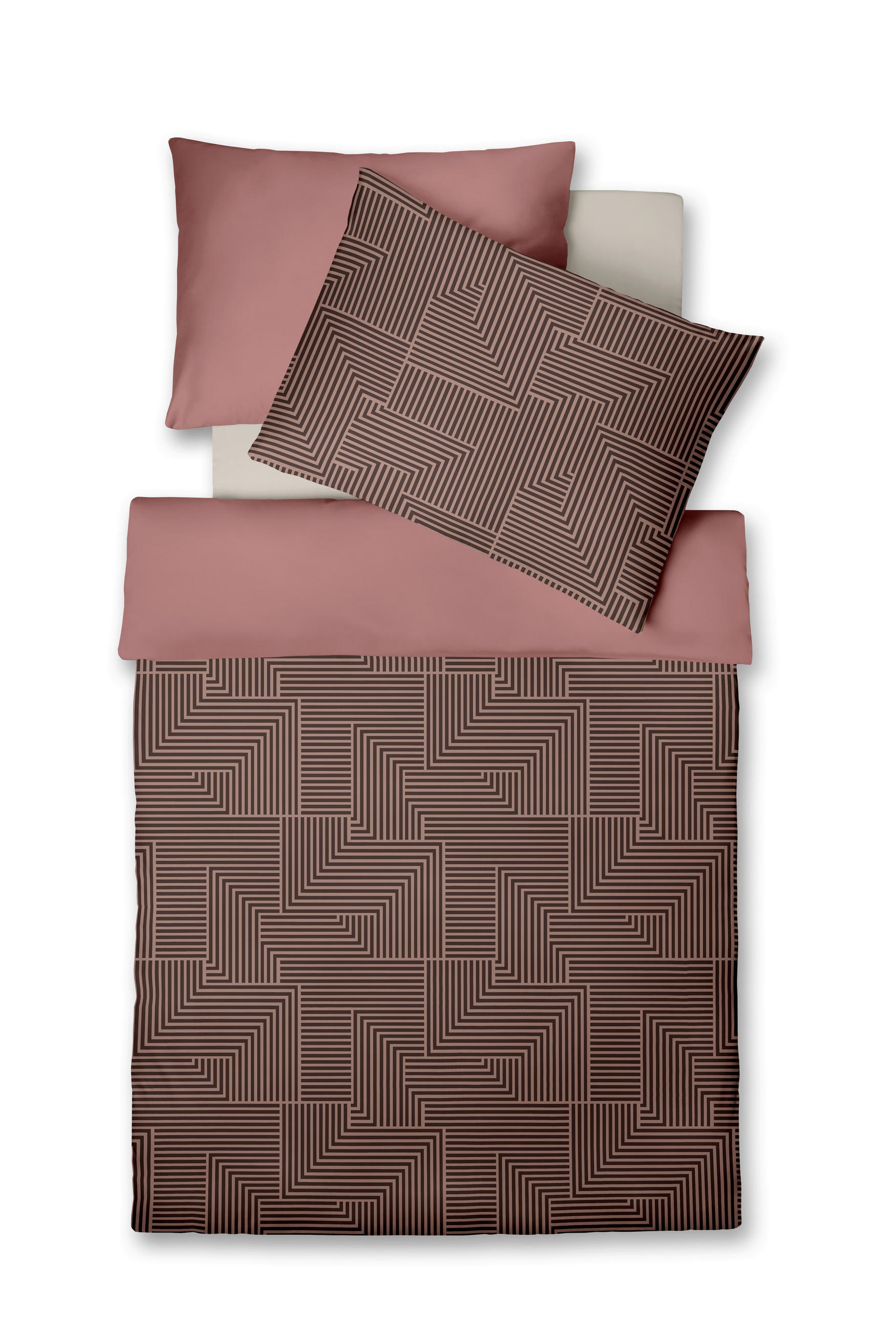 ÁGYNEMŰHUZAT-GARNITÚRA 140/200 cm  - rosé arany, Design, textil (140/200cm) - Fleuresse