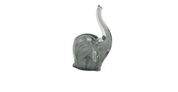 DEKOELEFANT - Grau, Basics, Glas (12,5/20,5/11,5cm) - Ambia Home