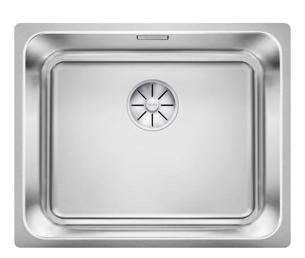 SPÜLE Solis  - Edelstahlfarben, Basics, Metall (54/18,5/44cm) - Blanco