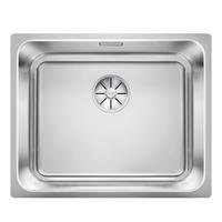 SPÜLE Solis  - Edelstahlfarben, Basics, Metall (54/18,5/44cm) - Blanco