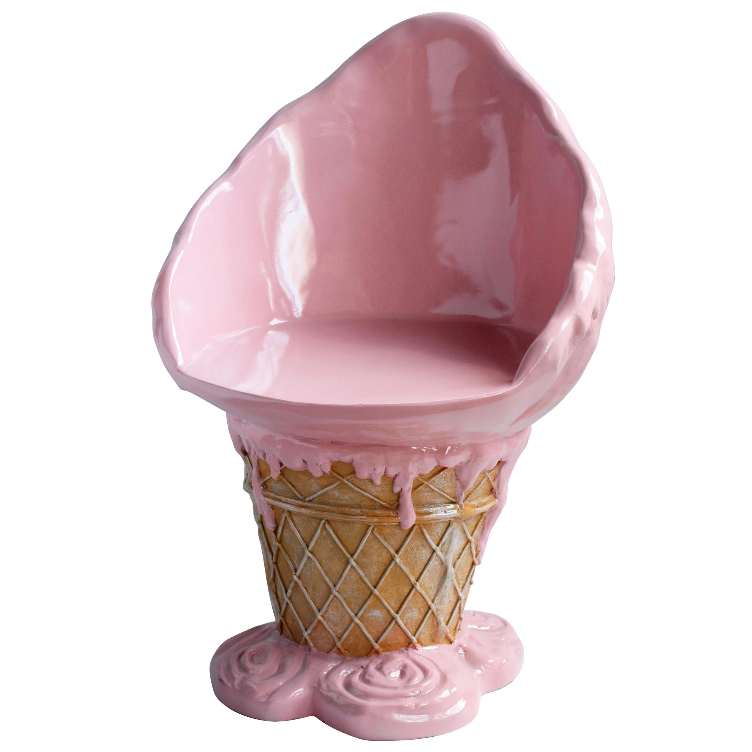 STOLICA  pink, bež       - pink/bež, Lajfstajl, plastika (55/51/78cm) - Ambia Home