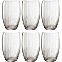 GLÄSERSET Poesia 6-teilig  - Grau, Trend, Glas (8,00/12,50/8,00cm) - Leonardo