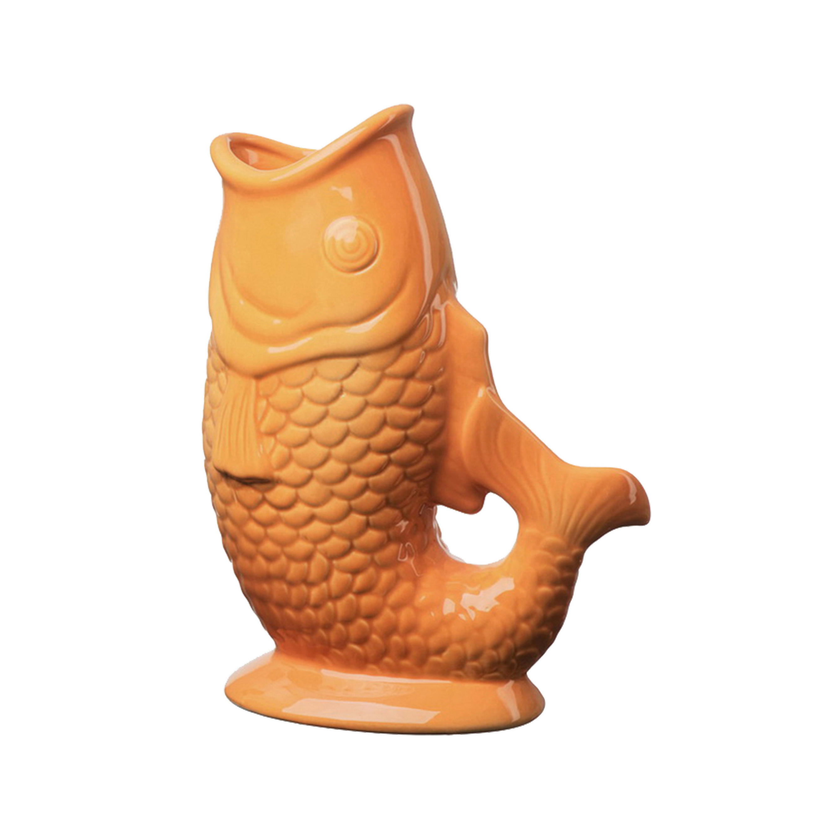 XXXLutz Vase Orange 18.4x24.9x9 cm