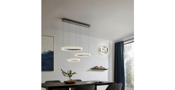 LED-DECKENLEUCHTE 41/8,6 cm - Grau, LIFESTYLE, Metall (41/8,6cm) - Ambiente