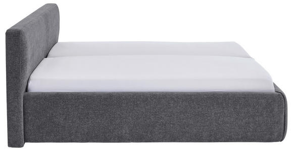 POLSTERBETT 240/200 cm,  in Grau,  - Grau, Design, Textil (240/200cm) - Xora