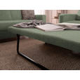 3-SITZER-SOFA in Flachgewebe Hellgrün  - Chromfarben/Hellgrün, Design, Textil/Metall (195/83/85cm) - Xora