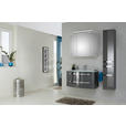 HOCHSCHRANK 30/168/33 cm  - Chromfarben/Dunkelgrau, KONVENTIONELL, Glas/Holzwerkstoff (30/168/33cm) - Xora