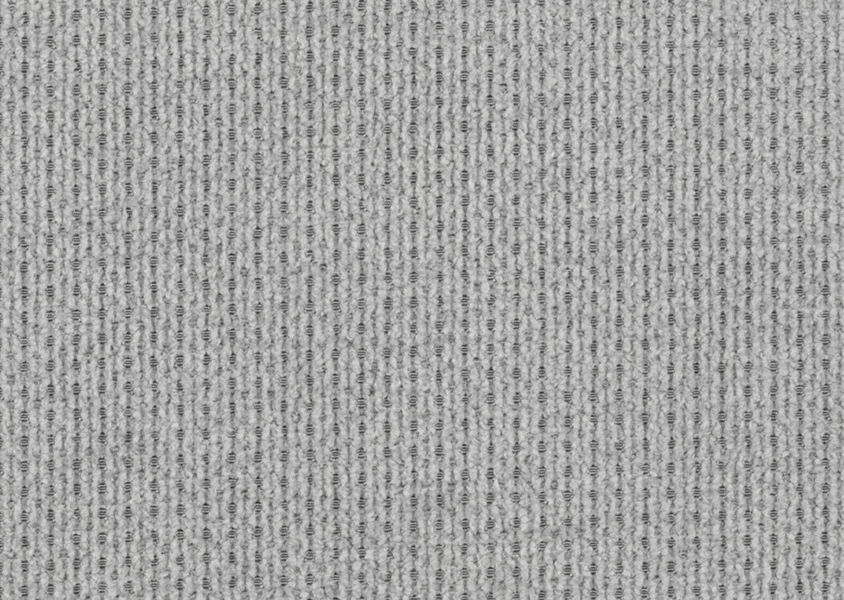 WOHNLANDSCHAFT in Mikrofaser Hellgrau  - Chromfarben/Hellgrau, Design, Kunststoff/Textil (204/350/211cm) - Xora