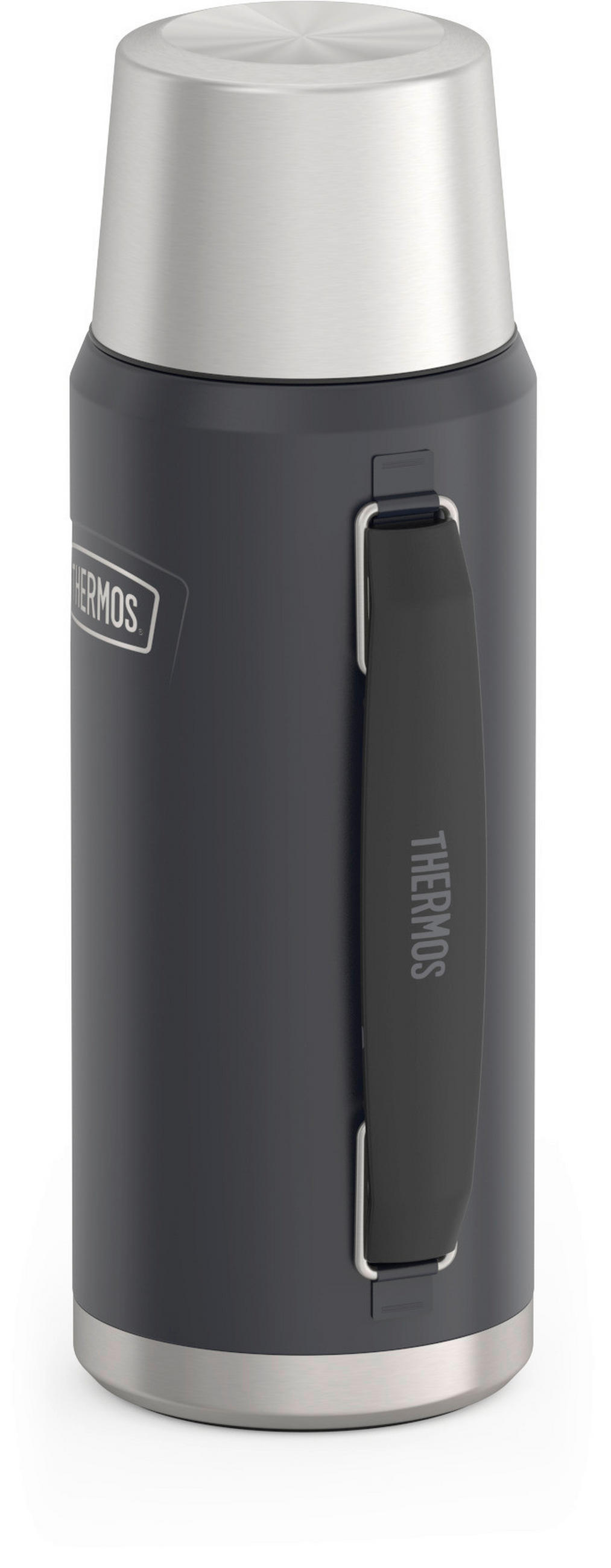 ISOLIERFLASCHE ICON 1,2 L  - Dunkelgrau, Basics, Metall (1,2l) - Thermos