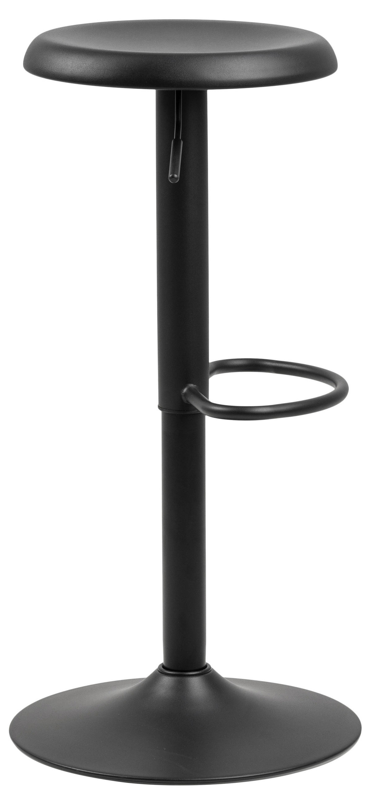 BARHOCKER in Schwarz  - Schwarz, Basics, Metall (40/82/40cm)
