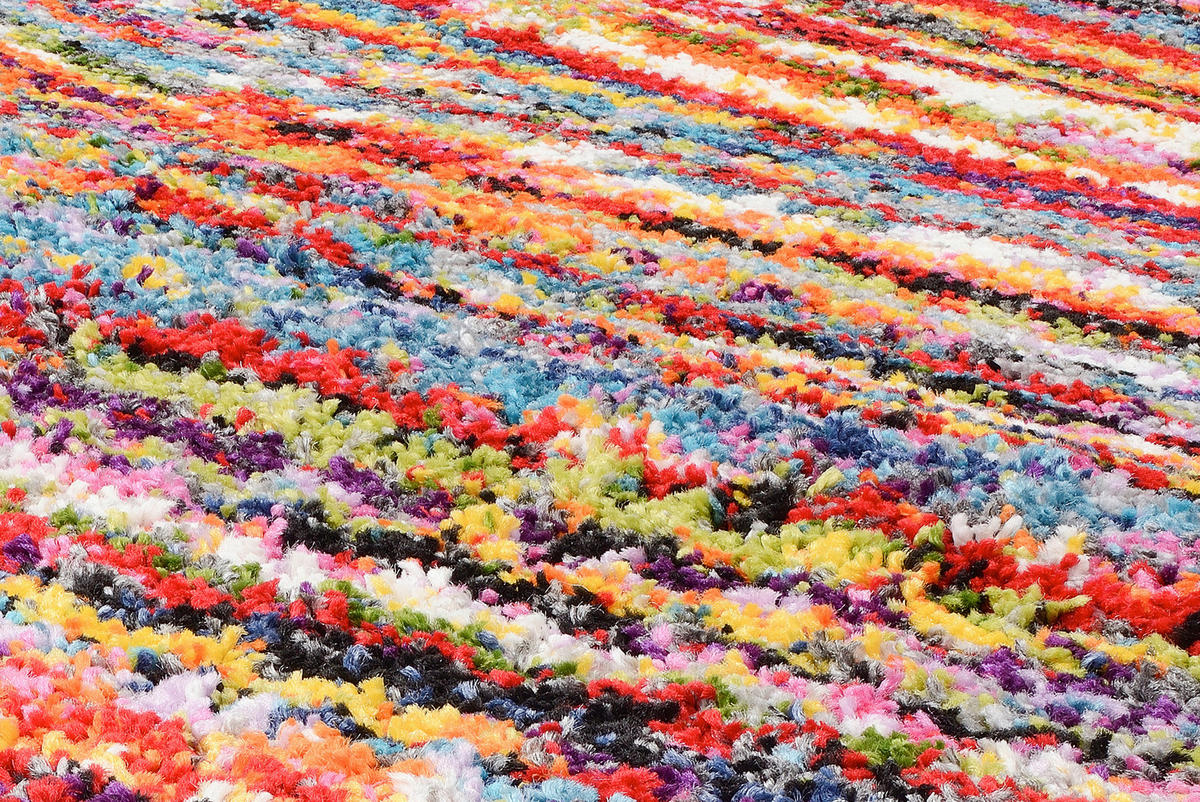 WEBTEPPICH  Wohnzimmer 120/170 cm Color Face Multicolor rechteckig  - Multicolor, Trend, Textil (120/170cm) - Novel