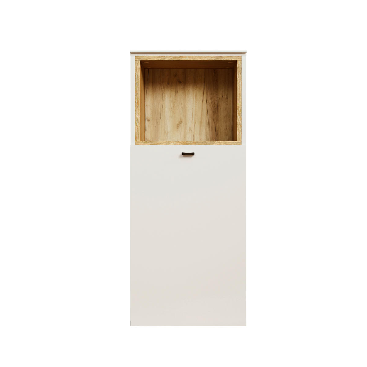 MIDISCHRANK 40/95/31 cm  - Kaschmir/Schwarz, Trend, Holzwerkstoff/Kunststoff (40/95/31cm) - MID.YOU