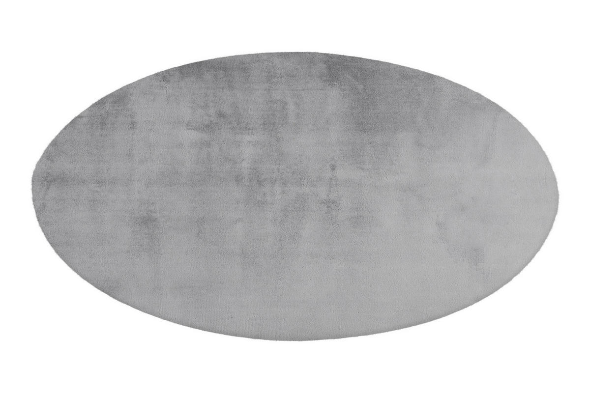 HOCHFLORTEPPICH 120/120 cm Silberfarben  - Silberfarben, Basics, Textil (120/120cm) - Kayoom