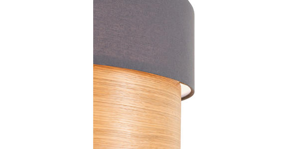 HÄNGELEUCHTE 45/120 cm  - Anthrazit, MODERN, Holz/Kunststoff (45/120cm) - Novel