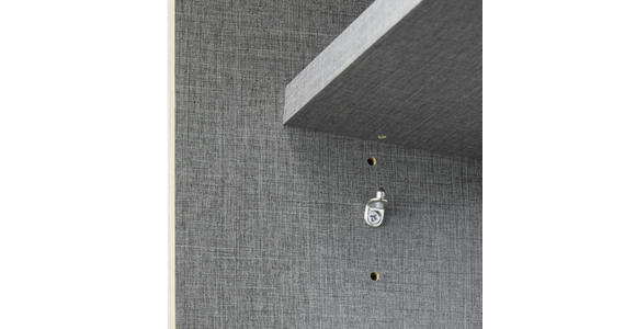 Schiebetürenschrank 270cm Alicante, Alpinlook/Betonoxid - Fichtefarben/Grau, MODERN, Holzwerkstoff (270/210/60cm) - Luca Bessoni