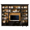 WOHNWAND UrbanClass 3-teilig  in Schwarz  311/238,5/52-46,5 cm  - Schwarz/Bronzefarben, LIFESTYLE, Holz/Metall (311/238,5/52-46,5cm) - Livetastic