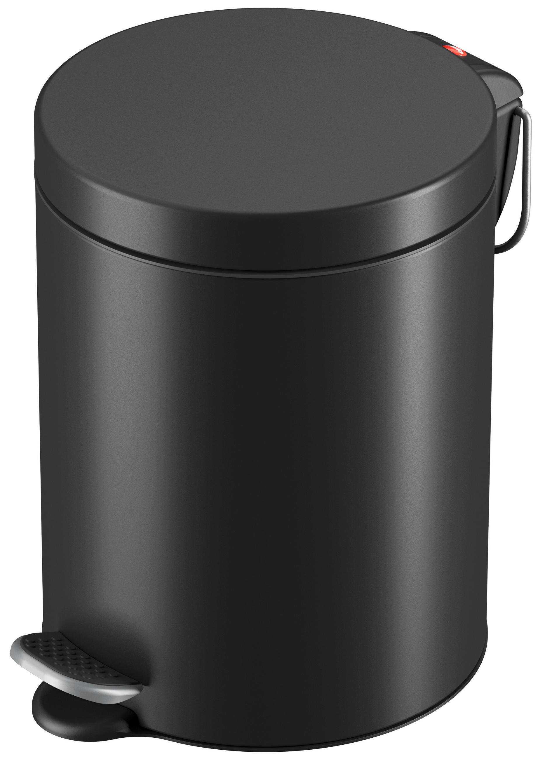 ABFALLSAMMLER SELEKTA 5 L  - Schwarz, Basics, Kunststoff/Metall (20/27/27cm) - Hailo