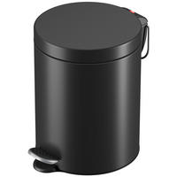 ABFALLSAMMLER SELEKTA 5 L  - Schwarz, Basics, Kunststoff/Metall (20/27/27cm) - Hailo