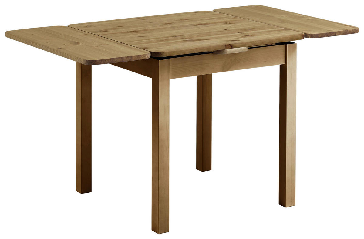 ESSTISCH in Holz 77-127/77/74 cm  - Laugenfarbig, ROMANTIK / LANDHAUS, Holz (77-127/77/74cm) - Boxxx