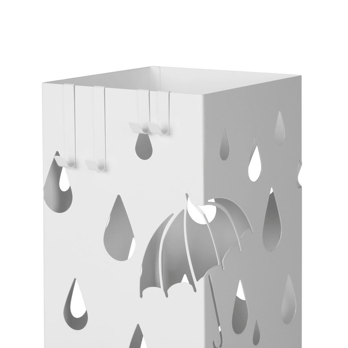 SCHIRMSTÄNDER - Weiß, Trend, Metall (15,5/49/15,5cm) - Boxxx
