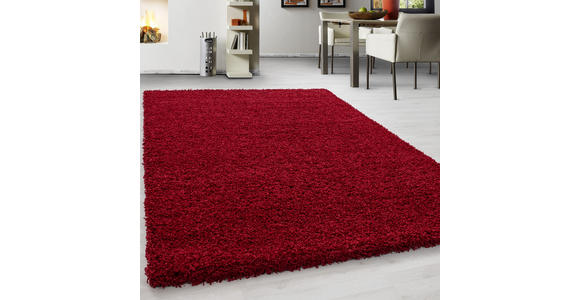 HOCHFLORTEPPICH 140/200 cm Life 1500  - Rot, KONVENTIONELL, Textil (140/200cm) - Novel