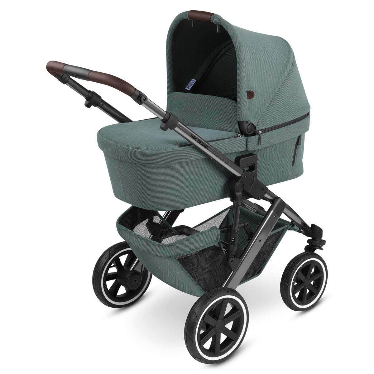 DEČJA KOLICA  SALSA 4 AIR ALOE  - boja aluminijuma, Osnovno, tekstil/metal - ABC Design