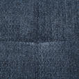 ECKSOFA Blau Chenille  - Blau/Schwarz, KONVENTIONELL, Textil/Metall (291/153cm) - Hom`in