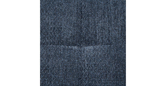 ECKSOFA in Chenille Blau  - Blau/Schwarz, KONVENTIONELL, Textil/Metall (291/153cm) - Hom`in