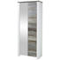GARDEROBENSCHRANK foliert Braun, Weiß - Chromfarben/Braun, KONVENTIONELL, Holzwerkstoff/Kunststoff (80/198/39cm) - Xora GARDEROBENSCHRANK foliert Braun, Weiß - Chromfarben/Braun, KONVENTIONELL, Holzwerkstoff/Kunststoff (80/198/39cm) - Xora