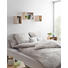 BETTWÄSCHE Makosatin Dunkelbraun 155/220 cm - Dunkelbraun, KONVENTIONELL, Textil (155/220cm) - ESTELLA