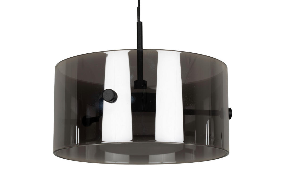 LED-HÄNGELEUCHTE 43/150 cm  - Schwarz, Design, Glas/Kunststoff (43/150cm) - Novel