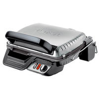 KONTAKTGRILL  - Chromfarben/Schwarz, Basics, Kunststoff/Metall (38,3/21/38,8cm) - Tefal
