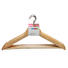 KLEIDERBÜGELSET Holz Naturfarben - Naturfarben, Basics, Holz (44/16/1,2cm) - Boxxx