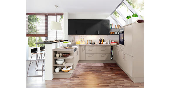 EINBAUKÜCHE   - Design, Holzwerkstoff - Novel