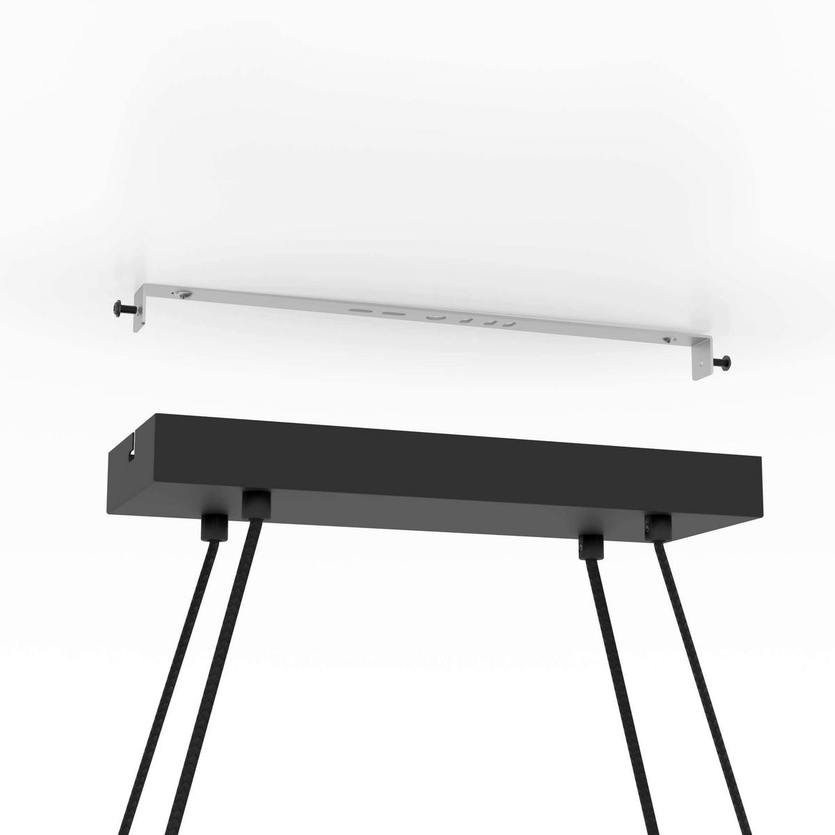 HÄNGELEUCHTE 108/51/110 cm  - Schwarz/Braun, KONVENTIONELL, Holz/Textil (108/51/110cm) - Eglo