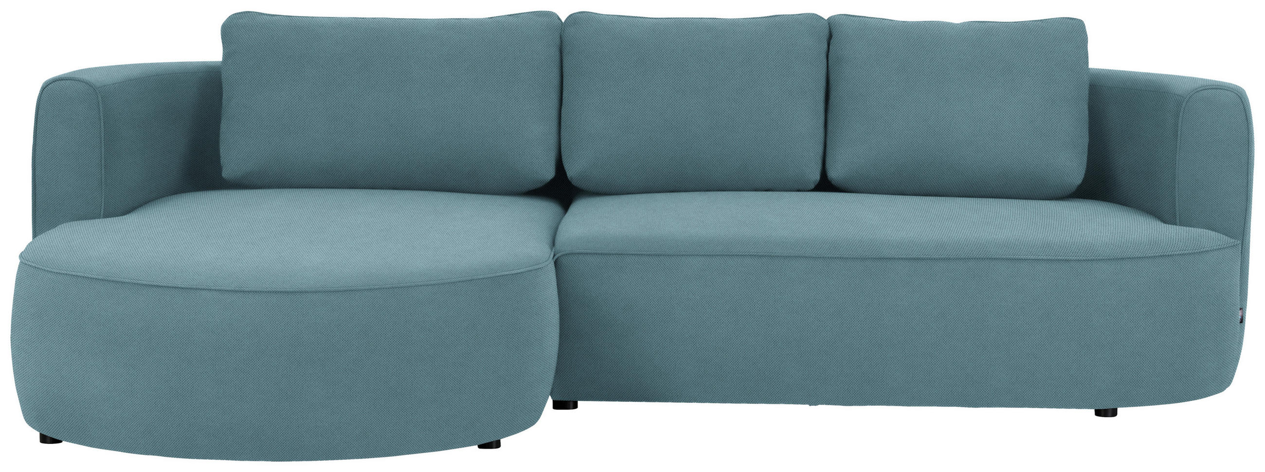 HÖRNSOFFA i vävt tyg blå  - grön/blå, Design, textil/plast (183/284cm) - Livetastic