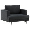 SESSEL in Schwarz  - Schwarz, Design, Textil/Metall (104/82/92cm) - Livetastic