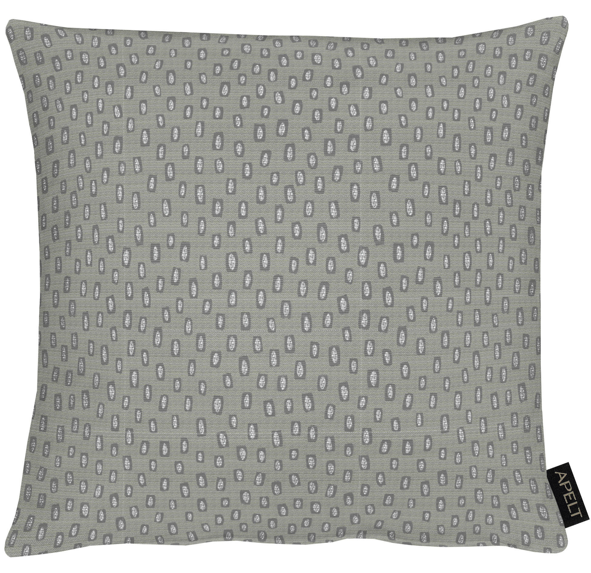 KISSENHÜLLE Christmas Elegance 40/40 cm  - Dunkelgrau/Grau, KONVENTIONELL, Textil (40/40cm) - Ambiente