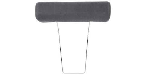 KOPFSTÜTZE in Webstoff - Anthrazit/Grau, Design, Textil (52/14/12cm) - Carryhome