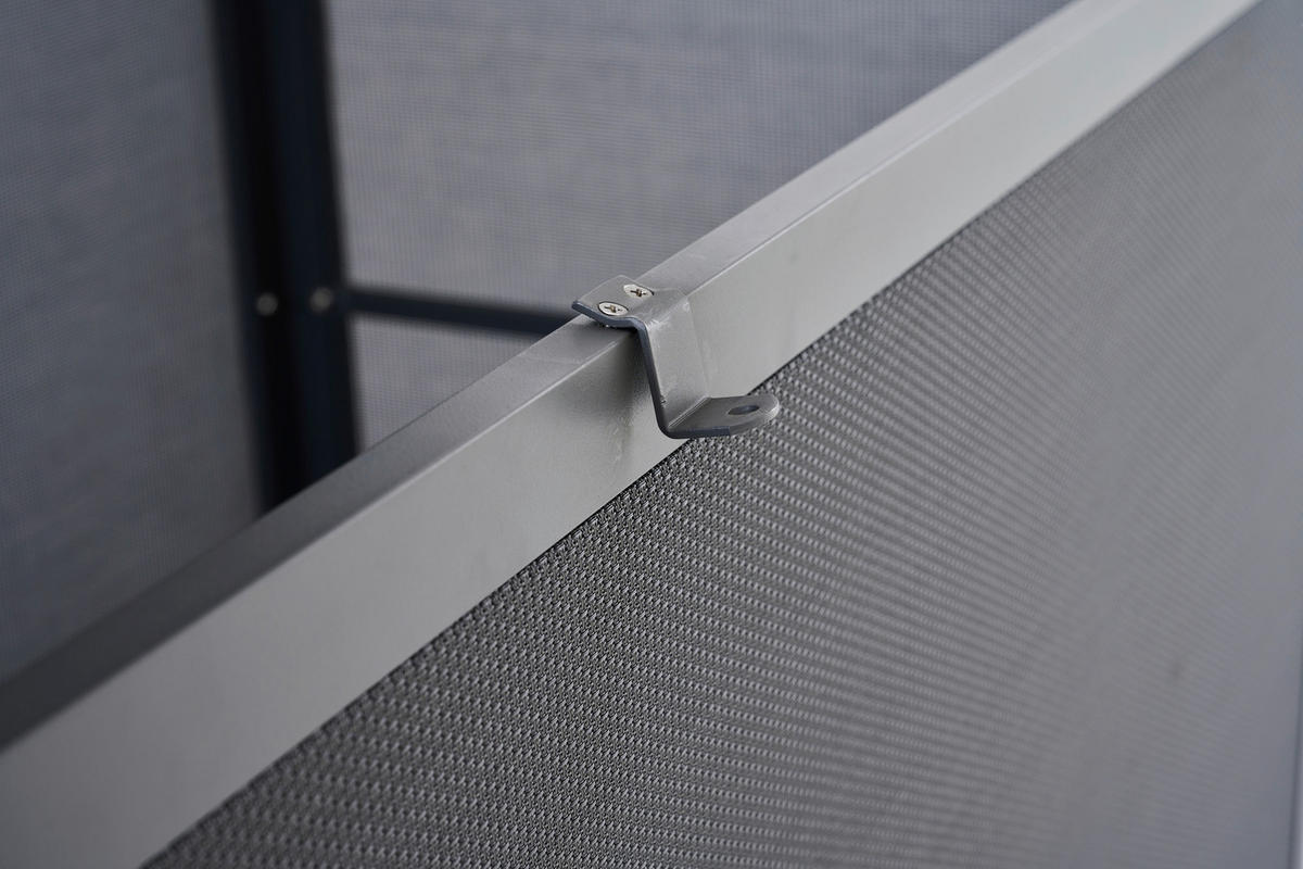  KISSENBOX 79,3/75/181 cm Metall, Kunststoff Anthrazit  - Anthrazit, Basics, Kunststoff/Metall (79,3/75/181cm) - Siena Garden