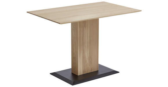 ECKBANKGRUPPE Flachgewebe Eiche Hartholz Grau, Eichefarben - Eichefarben/Grau, KONVENTIONELL, Holz/Textil (172/132cm) - Venda