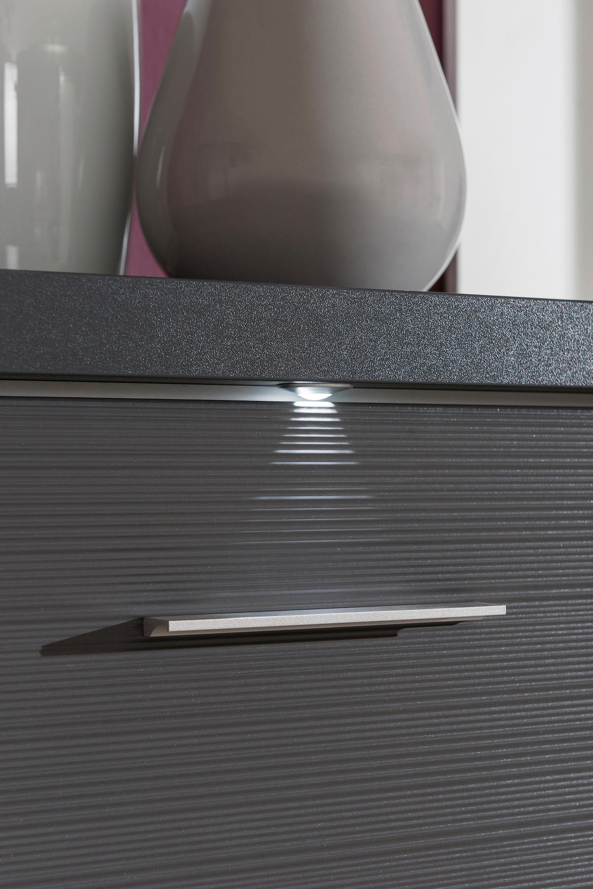 GARDEROBE 3-teilig  in 195/206,6/41,6 cm  - Graphitfarben/Weiß, Design, Holzwerkstoff (195/206,6/41,6cm) - Xora