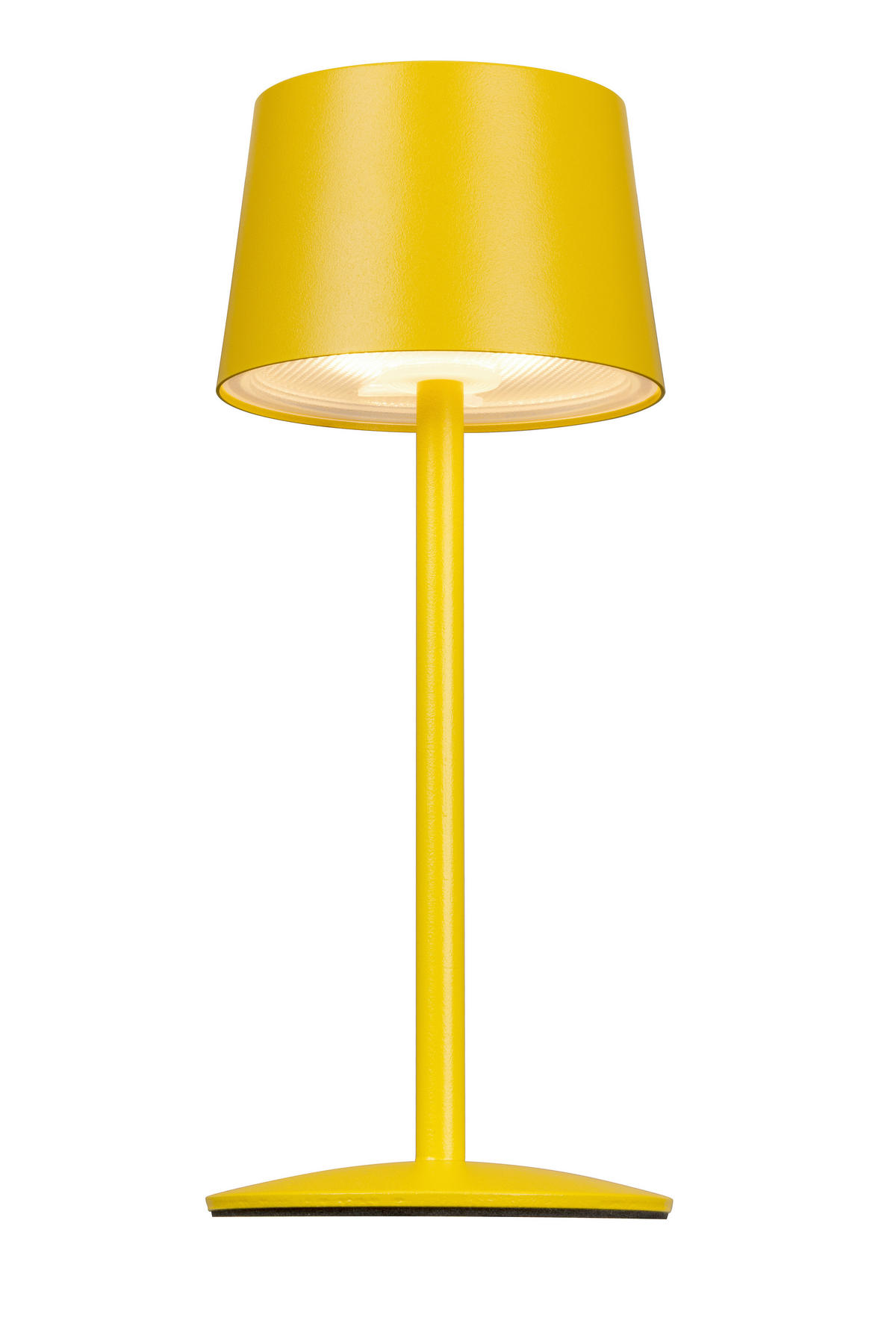 AKKU-TISCHLEUCHTE 9/22 cm  - Gelb, Basics, Metall (9/22cm) - Novel